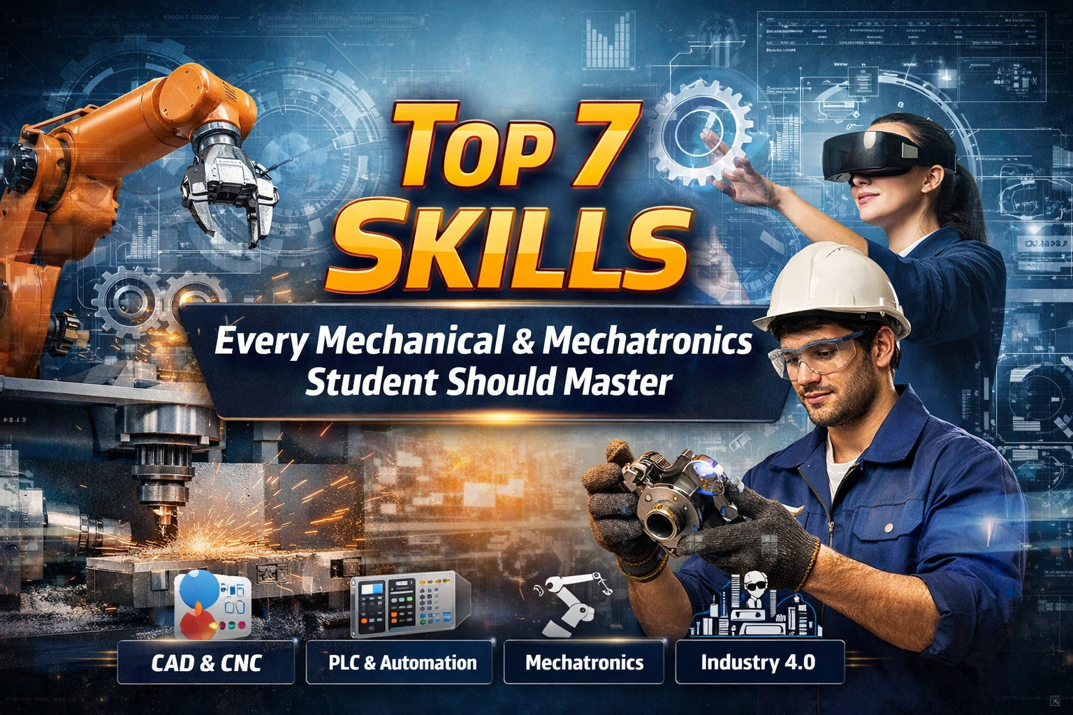 Top 7 Skills Every Mechanical & Mechatronics Student Should Master